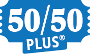 50/50 logo